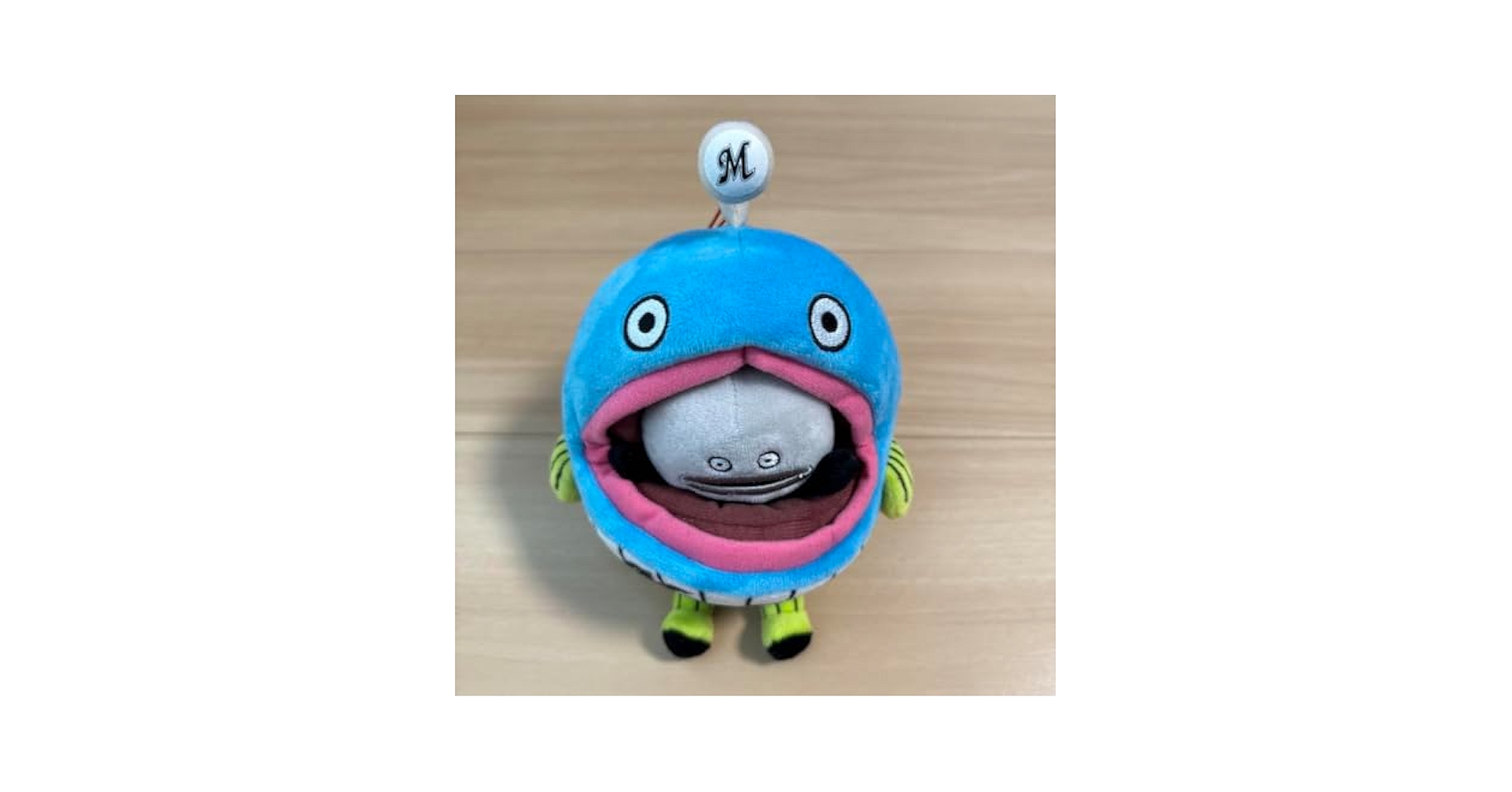 千葉ロッテマリーンズ　MEJぬいぐるみ“謎の魚”　全2種セット 千葉ロッテマリーンズ メガジャンボぬいぐるみ“謎の魚